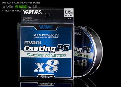 Varivas Avani Casting PE Shore Master x8