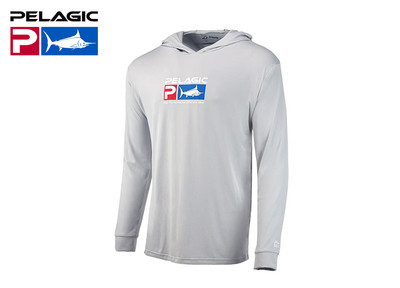 Pelagic Aquatek Deluxe Hoody Light Grey