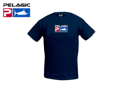 Pelagic Deluxe Logo Tee Navy