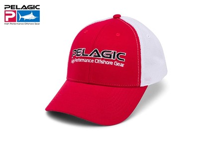 Pelagic Offshore Cap Solid Red