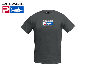 Pelagic Deluxe Logo Tee Charcoal