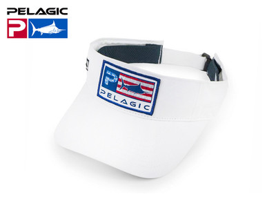 Pelagic Americamo Ico Performance Visor White