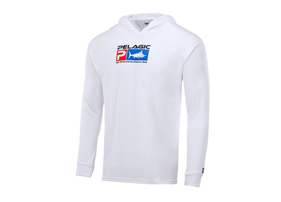 Pelagic Aquatek Deluxe Hoody White